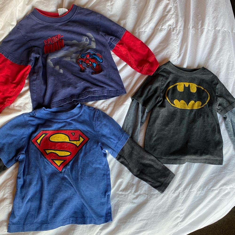 SuperHero Shirts! Size 3T